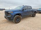2020 Chevrolet Silverado K1500 Lt Trail Boss Blue vin: 3GCPYFED1LG211990