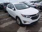 2018 Chevrolet Equinox Lt White vin: 3GNAXJEV5JS593432