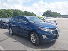 2020 Chevrolet Equinox Fwd Lt 1.5l Turbo Blue vin: 3GNAXKEV8LL186840