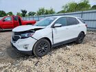 2021 Chevrolet Equinox Lt White vin: 3GNAXKEV8MS101356