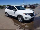 2020 Chevrolet Equinox Awd Ls White vin: 3GNAXSEV2LS724714