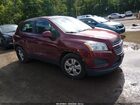 2016 Chevrolet Trax Ls Maroon vin: 3GNCJKSB9GL265153