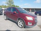 2016 Chevrolet Trax Ltz Бордовый vin: 3GNCJMSBXGL265352