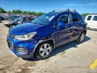 2017 Chevrolet Trax 1lt Blue vin: 3GNCJPSB4HL152872