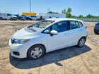 2019 Honda Fit Lx White vin: 3HGGK5H44KM725471