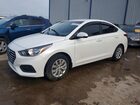 2019 Hyundai Accent Se White vin: 3KPC24A33KE043748