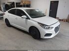 2019 Hyundai Accent Se White vin: 3KPC24A35KE080798