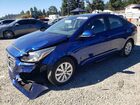 2019 Hyundai Accent Se Blue vin: 3KPC24A38KE061145