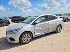2022 Hyundai Accent Se Серебряный vin: 3KPC24A63NE179649