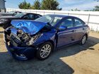 2020 Hyundai Accent Sel Blue vin: 3KPC24A65LE104111