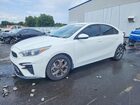 2019 Kia Forte Lxs White vin: 3KPF24AD0KE085963