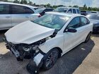 2022 Kia Forte Gt White vin: 3KPF44AC3NE495968