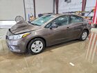 2017 Kia Forte Lx Gray vin: 3KPFK4A71HE158776