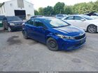 2017 Kia Forte Lx Синий vin: 3KPFK4A72HE061067
