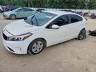 2017 Kia Forte Lx White vin: 3KPFK4A72HE070657