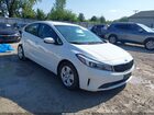 2017 Kia Forte Lx White vin: 3KPFK4A73HE021659