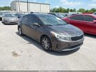 2017 Kia Forte Lx Brown vin: 3KPFL4A76HE007297