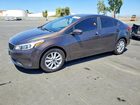 2017 Kia Forte Lx Brown vin: 3KPFL4A79HE005723