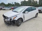 2018 Kia Forte Lx White vin: 3KPFL4A7XJE256501