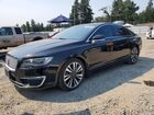 2017 Lincoln Mkz Hybrid Reserve Black vin: 3LN6L5MU2HR609948