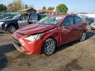 2017 Toyota Yaris Ia Base Maroon vin: 3MYDLBYV6HY149326