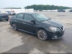 2016 Nissan Sentra Sr Black vin: 3N1AB7AP0GY219871