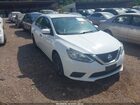 2017 Nissan Sentra Sv White vin: 3N1AB7AP0HY297777