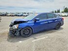 2019 Nissan Sentra Sv Blue vin: 3N1AB7AP0KY450942