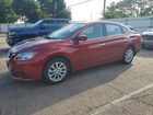 2019 Nissan Sentra Sv Burgundy vin: 3N1AB7AP1KY219001