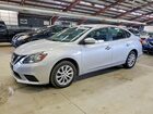 2019 Nissan Sentra Sv Silver vin: 3N1AB7AP1KY317560