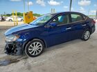 2018 Nissan Sentra Sv Blue vin: 3N1AB7AP2JY292067