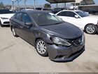 2019 Nissan Sentra Sv Gray vin: 3N1AB7AP2KY322850