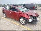 2018 Nissan Sentra Sv Red vin: 3N1AB7AP3JY279652