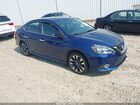 2017 Nissan Sentra Sr Blue vin: 3N1AB7AP5HY261308