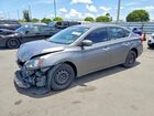 2019 Nissan Sentra S Серый vin: 3N1AB7AP5KY450113