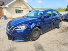 2017 Nissan Sentra Sv Blue vin: 3N1AB7AP6HY365998