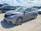 2018 Nissan Sentra Sv Gray vin: 3N1AB7AP6JL623438