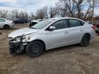 2016 Nissan Sentra Sv Silver vin: 3N1AB7AP7GL667778
