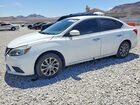 2018 Nissan Sentra Sv White vin: 3N1AB7AP7JY264927