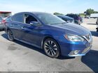 2017 Nissan Sentra Sr Dark Blue vin: 3N1AB7AP8HY351990