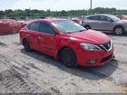 2017 Nissan Sentra Sv Red vin: 3N1AB7AP9HL688228