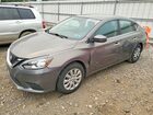 2017 Nissan Sentra Sv Gray vin: 3N1AB7APXHL637837