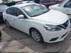 2019 Nissan Sentra S Белый vin: 3N1AB7APXKY269654