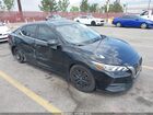 2021 Nissan Sentra S Xtronic Cvt Black vin: 3N1AB8BV4MY212372