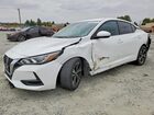 2021 Nissan Sentra Sv Белый vin: 3N1AB8CV4MY275079