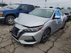 2021 Nissan Sentra Sv Silver vin: 3N1AB8CV5MY308591