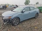 2025 Nissan Sentra Sv Синий vin: 3N1AB8CV9SY409310
