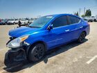 2017 Nissan Versa 1.6 Sv Blue vin: 3N1CN7AP4HL829562