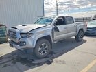 2017 Toyota Tacoma Sr V6 Silver vin: 3TMCZ5AN0HM062713