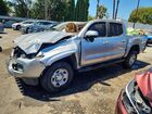 2022 Toyota Tacoma Sr Silver vin: 3TYAX5GN5NT037388